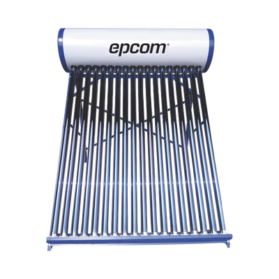 [STELPWH180] Bóiler Solar de 180L, Baja Presión con 18 Tubos de Vacío de Mayor Resistencia y Termotanque Inoxidable de Grado Alimenticio 180 L Resistentes a Granizo de Hasta 25 mm/ l, Incluye Anodo de Magnesio