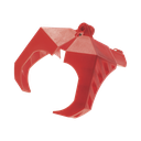 Dispositivo de Bloqueo LOTO para Válvulas de Bola, Para Diámetros de de 1.5 a 2" y Longitud de Mango Hasta 7.5", Color Rojo