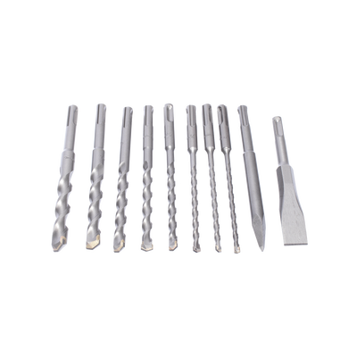 [D-45820]  Juego con 10 piezas de brocas y cinceles SDS PLUS