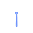  Cincho de contacto,  color azul, 150 x 12mm (20pzs) (4300-02005)