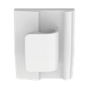 Clip de Nylon 6.6 con Adhesivo, Para Cables de Hasta 9.7 mm de Diámetro, Uso Interior, Color Natural, Paquete de 100pz