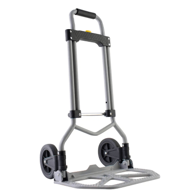 Diablo Plegable / Capacidad 60 kg / Jaladera de Hule Espuma / Botón Despliegue Rápido / Base Acero Antiderrapante / Llanta Hule Duradera / Transporte Compacto