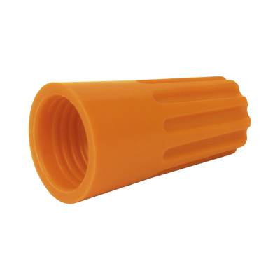 [AE-000-20] Capuchón roscable / 12 AWG / Naranja / Paquete de 25 piezas.