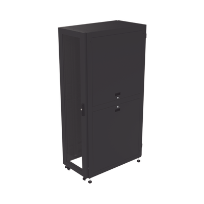 [LP-60100-42U-R2] Gabinete para Telecomunicaciones Rack Estándar de 19", 42UR, 600 mm Ancho x 1000 mm Profundidad. Fabricado en Acero, Se envía el Gabinete Armado.