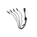 Cable con 5 Vías para Alimentar 4 Cámaras TurboHD y DVR TurboHD Epcom / Hikvision