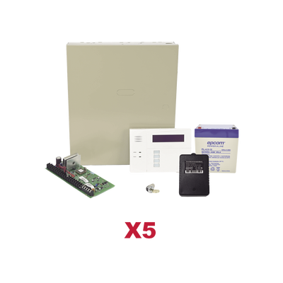 [VISTA48KIT5/6160RF] Kit de 5 Paneles VISTA48 con Batería y Transformador