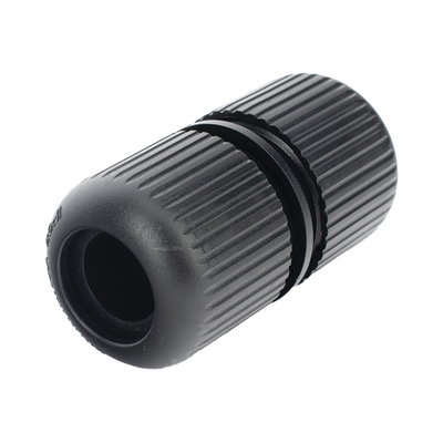 [DSPLUGEXT] Protector para Exterior IP68 / Adaptador para el Conector Tipo Plug (12 Vcc) en Cámaras Epcom / Color Negro / Hikvision / Hilook