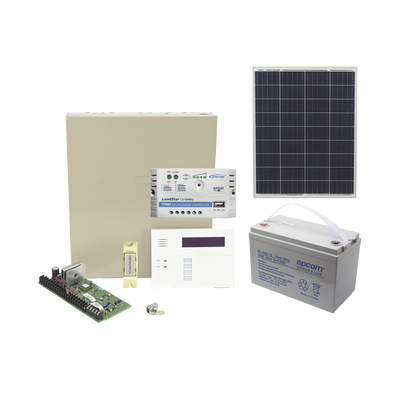 Sistema de Alarma VISTA48LA Alimentado por Celda Solar, incluye Teclado con Receptor Inalambrico