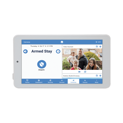 [RE667XPRO] ALULA - Touchpad Slimline para Panel ALULA / Pantalla 7'' Android / Control Local de Seguridad / Montaje en Pared y Escritorio / Wi-Fi Cifrada / Batería de Respaldo