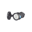 Conector Industrial con Bloqueo de Media Vuelta / 30 A 120/208 V CA / Nema L21-30R / 4 Polos 5 Hilos / Color Blanco y Negro / Grado Industrial