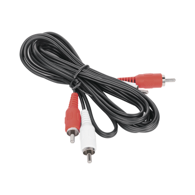 [TT2RCA2M] Cable RCA Macho a Macho de 2 Metros de Longitud / Aplicaciones de Audio y Video Optimizado para HD