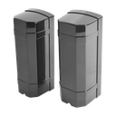 Detector de rayo fotoeléctrico / 2 rayos / 4 frecuencias / 100mts exterior / Alimentacion 12-24VDC/VAC