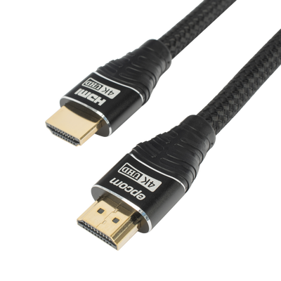 Cable HDMI de 3 Metros (9.84 Pies) | Alta Definición | Longitud | Versión 2.0 | Alta Velocidad 18Gbps | 4K@60Hz | Conectores Chapados en Oro | Tipo Redondo