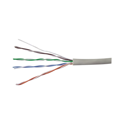 [PUC5C04IG-CE] Bobina de Cable UTP 305 Metros (1000 Pies) de Cobre, PanNet, Gris, Categoría 5e (24 AWG), PVC (CM), de 4 Pares