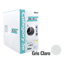Bobina de Cable UTP 305 Metros (1000 Pies) de Cobre, NetKey, Gris Claro, Categoría 5e (24 AWG), PVC (CM), de 4 Pares