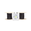 MICALERT Cable Sensor para Paredes, Rejas Rigidas o barandales / 2 zonas de 305 metros / 610 Metros de Protección Total/Tarjeta LPU400/Calibración via software