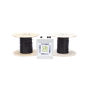 MICALERT Cable Sensor para Paredes, barandales, rejas rigidas / 2 zonas de 152 metros / 304 Metros de protección total/Tarjeta LPU400/Calibración via software