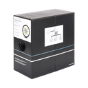 Bobina de Cable 305 Metros (1000 Pies) Cat6, 24 AWG, Climas Extremos, Color Negro, Sin Blindar, para Intemperie