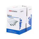 Bobina de Cable de 305 Metros (1000 Pies) Cat 6 / 100% Cobre / Color Blanco / Uso en Interior / PVC