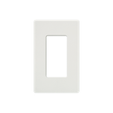 Tapa Color Blanco Satin para interruptor o dimmer Lutron, 1 gang, limpio y moderno