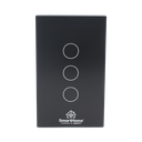 (Wifi) Apagador switch inalámbrico WIFI, control de 3 regresos de carga, 110V