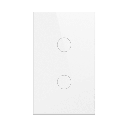 (ZigBee) Apagador switch inalámbrico ZigBee, control de 2 regresos de carga, 110V