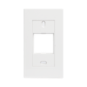 Marco blanco con placa metalica para caja americana 