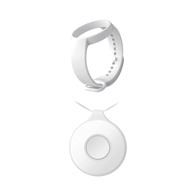 [DS-PDEBP1-EG2-WB/BAND] (AX PRO) Botón de Pánico Inalámbrico Portátil / IP54 / Indicador LED + (AX PRO) Pulsera para Botón de Pánico Portátil