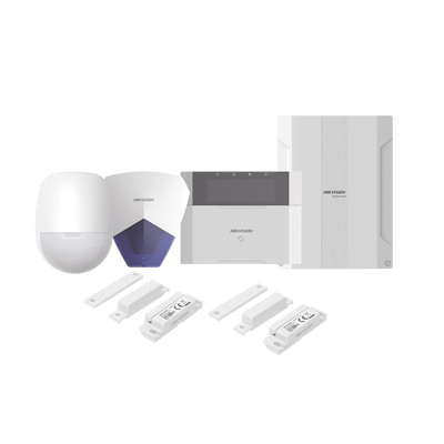 [DS-PHA64-LP/PACK(B)] KIT Panel de Alarma  AX HYBRID PRO / 1 Panel Híbrido / 1 Teclado LCD / 1 PIR / 2 Contactos Magnéticos / 1 Sirena Azul 