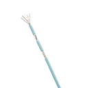 Bobina de Cable Blindado SF/UTP Categoría 6A, Uso Industrial con Resistencia al Aceite y Rayos UV, Multifilar 24/7 (Flexible), Color Azul Cerceta, Bobina de 305 Metros (1000 Pies)
