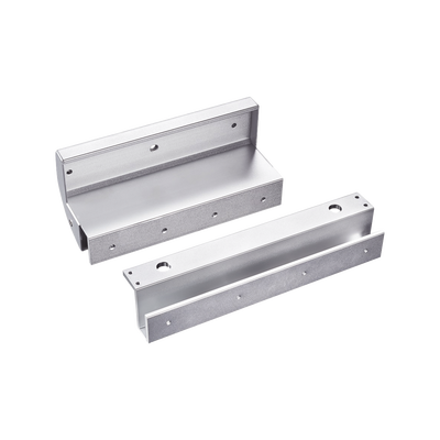 [BU600NDLED] Montajes en U para puertas de Solo Cristal ( puerta y marco) para uso con Chapa Magnética MAG600NLED y MAG600NTLED