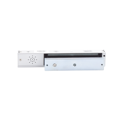 [MAG600BZ] Chapa magnética 600Lb con Buzzer de alarma de puerta mantenida abierta / LED indicador de estado / Sensor de estado de placa/ Libre de Magnetismo Residual