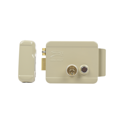 [321-DCBI-ABG] Cerradura Eléctrica / Incluye Llave /Con Botón integrado / Izquierda / Exterior