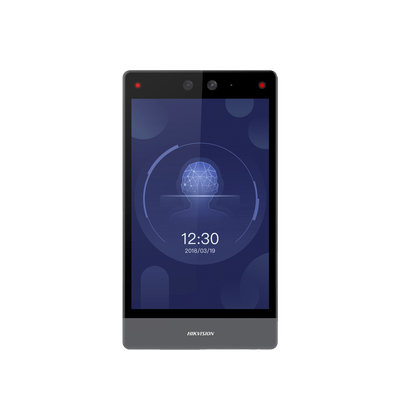 [DS-K1T680D-E1] Terminal Facial Min Moe 8" Touch / Delgada y Estética / PoE / 100,000 rostros / Exterior IP65 / Función de Videoportero y Lectura de Códigos QR / Lectura de tarjetas / HIK-IA