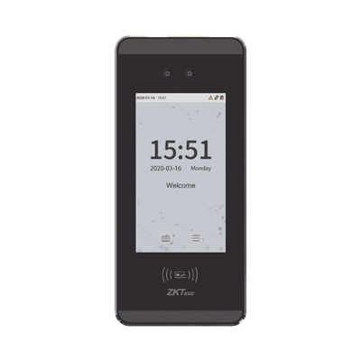 Terminal de reconocimiento Facial para 3,000 usuarios / Lector de tarjetas EM / Compatible con ZKBioCVAccess y ZKBioCVsecurity 