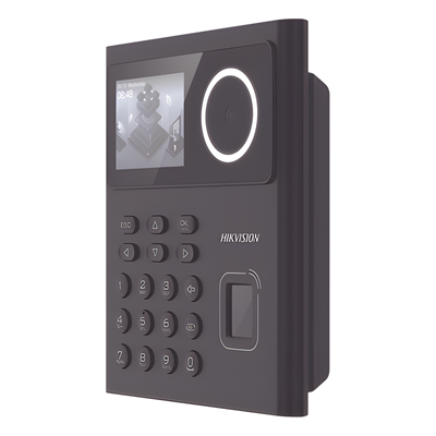 [DS-K1T320MFWX-B/S] Terminal Min Moe WiFi con Batería de Respaldo / Administrable por Smartphone o Nube /  Acceso y Asistencia /  Huella, Facial y Tarjetas MIFARE /  500 rostros y 1,000 Huellas y Tarjetas / Detección de Cubrebocas / HikConnect / HIK-IA