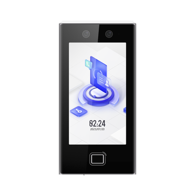 [DS-K1T670MFWX] Terminal Facial Min Moe WiFi / Lector de Huellas / 6,000 Rostros y 10,000 Huellas / Pantalla 7" / Administrable en la Nube con Hik-Connect 6 / Exterior IP65 / LED Rojo/Verde Indicador de Acceso / SIP Estandar / HIK-IA