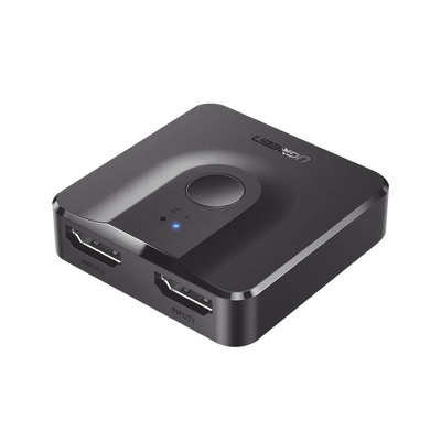 [50966] Switch/Divisor HDMI 4K 60Hz (Splitter) | Bidireccional (2 Entradas 1 Salida/1 Entrada 2 Salidas | Switch Conmutable | Led Indicador | 3D | HDR | Dolby Atmos | Potente Chip IC | Diseño Compacto | No Requiere Energía