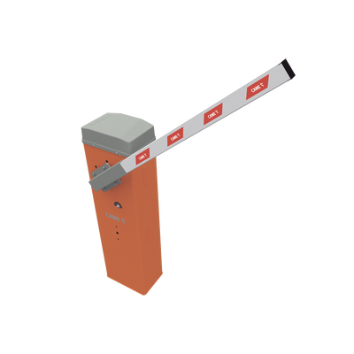 Kit de barrera vehicular CAME LT4 / Incluye mástil de 4 metros sin iluminación / Apertura Izquierda o Derecha  Configurable en Sitio / Tiempo de Apertura de 2 a 6 Segundos