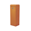 Barrera vehicular izquierda / Soporta brazo de hasta 3 m / Apertura en 1.5 s / Final de carrera ajustable por programación / Movimiento fluido / Diseño elegante color naranja