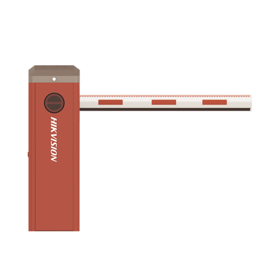 [DS-TMG520-H/A/B(3M/24V)] Barrera Vehicular USO CONTINUO 5,000,000 Ciclos MCBF / Brazo INCLUIDO de 3 mts Iluminación Rojo/Verde 24v / Apertura en 2 Seg (Ajustable) / Cambio de sentido en campo
