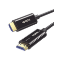 Cable HDMI de 10 Metros (32.81 Pies) por Fibra Óptica 8K@60Hz / Fibra de 4 Núcleos + Cobre Estañado de 7 Núcleos / Compatible con HDMI 2.1 / Alta Velocidad 18 Gbps / 3D / HDR / Caja de Aleación Zinc / Premium