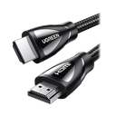 Cable HDMI 2.1 de Nylon Trenzado / 1 Metro (3.28 Pies) / 8K@60Hz/4K@120Hz / eARC (Canal de Retorno de Audio) / HDR10+ / VVR / HEC (Canal Ethernet HDMI) / ALLM / 3D / Dolby Atmos / Dolby Vision / 48 Gbps / Mayor Duración.