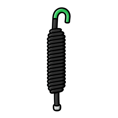 [190606707] Resorte VERDE para Barreras Vehiculares Hikvision DS-TMG520 