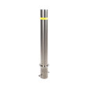 Bolardo Fijo de Acero Inoxidable de 900 mm de Altura / Ideal para aplicaciones delimitaciones de automóviles 