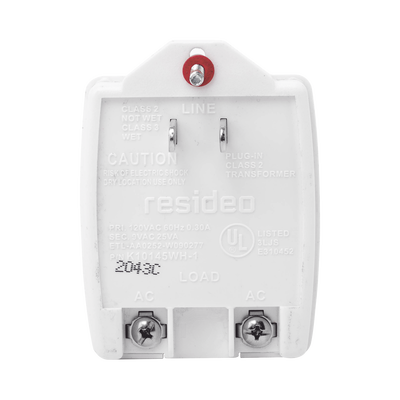 [K10145WH-1] Transformador de Pared 9 Vca, 25 VA.