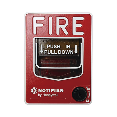 Estación Manual de Emergencia Inalámbrica / Protocolo FlashScan® de NOTIFIER / Incluye Baterías / Texto en Inglés