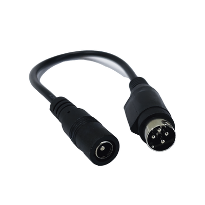 [CHDCM4P] Adaptador Universal DC Hembra a Minidin 4 Pines Macho / Recomendado para DVR´s epcom / HIKVISION