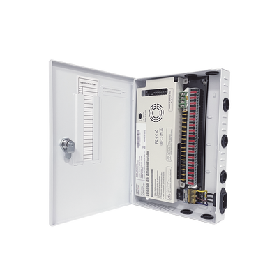 [NXP18DC30HD] Fuente PREMIUM / 11-15 V / 18 canales / 30 A / Alta tecnología en seguridad / Doble ventilador / Hasta 1.85 Amperes por Salida / Filtro de Ruido por canal / Diseño de alta gama.