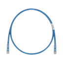 Cable de Parcheo TX6, UTP Cat6, 24 AWG, CM, Color Azul, 2.13 Metros (7 Pies)